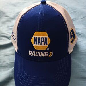 New Napa Racing Hat #9 Chase Elliot Adjustable Blue and White Unisex Race Hat